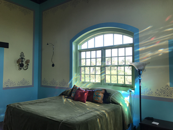 Spanish Colonial Style master bedroom